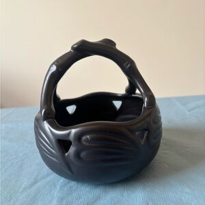 Black Ceramic Basket